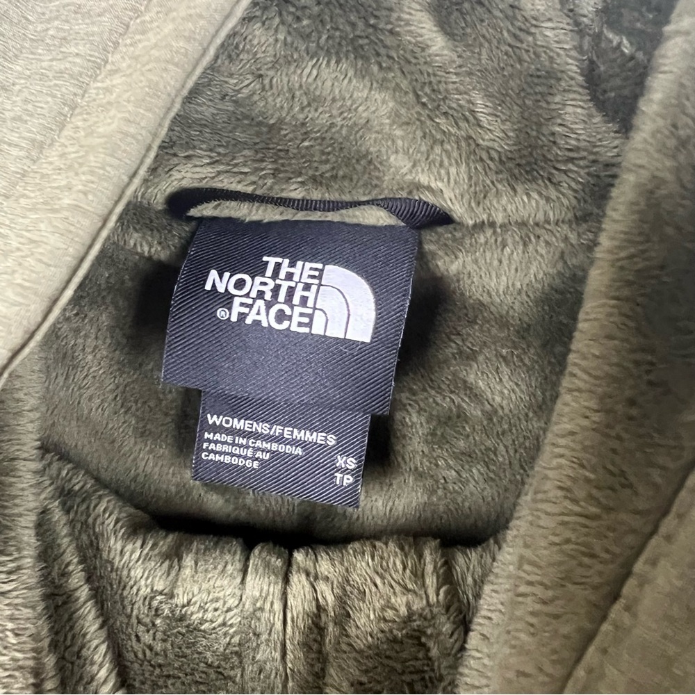 THE NORTH FACE Hooded Shelbe Raschel Parka Length Coat Olive Green Heather XS - Picture 4 of 7